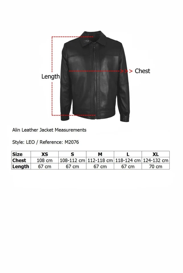 Chaqueta de cuero para hombre Foto 4 de 4