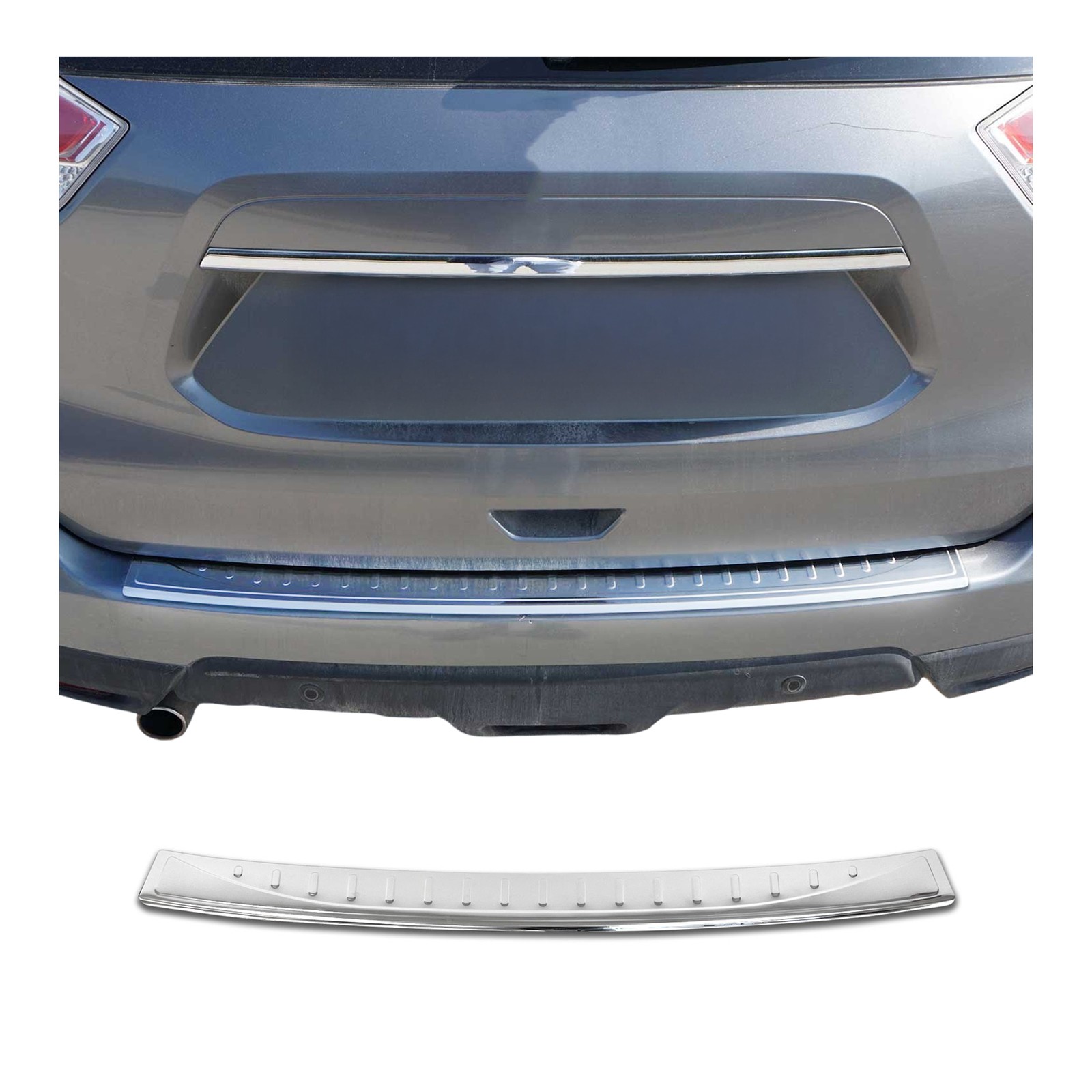 Protection de pare-chocs pour Nissan X-Trail T32 2013-2021 seuil coffre inox