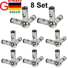 8 Set Konnektor für USM Haller Verbindung Rohr & Kugel Verbinder Connector DE