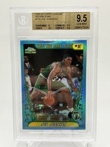 2001 TOPPS CHROME REFRACTOR #138 JOE JOHNSON BGS 9.5 ROOKIE CARD (RC)