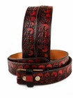 Full Grain Leather Men's Western Belt Cowboy Rodeo Heavy Duty Without Buckle