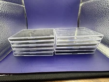 TOPPS NOW- 10- Clear Plastic Card Storage Box Cases - Holds 1-20 Cards