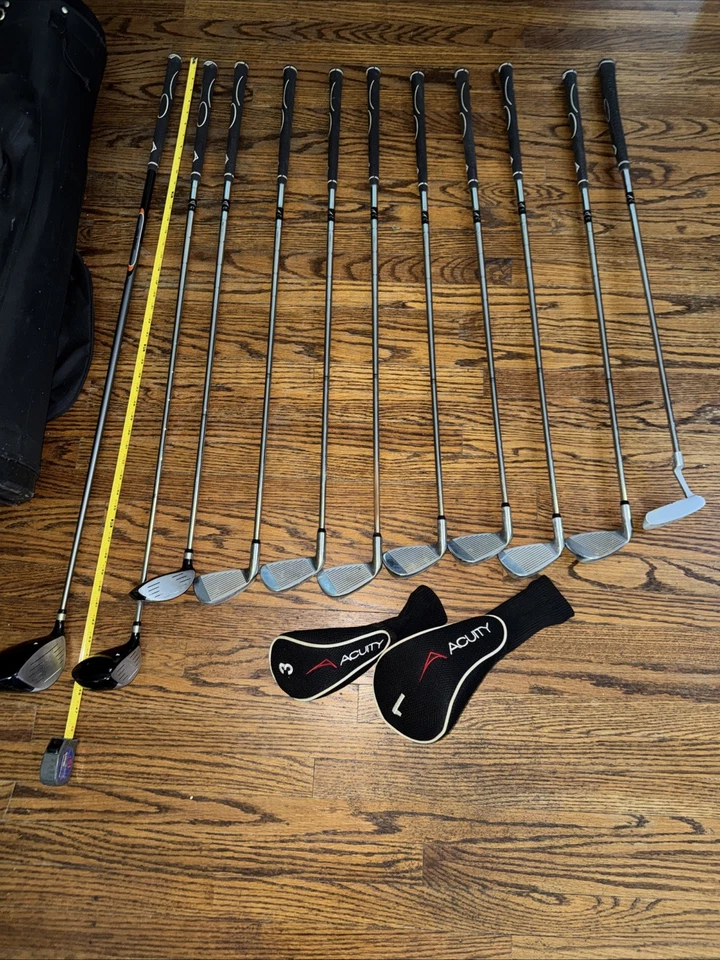 Набор клюшек для гольфа вакуумное напряжение с сумкой 11 шт. - Изображение 3 из 4