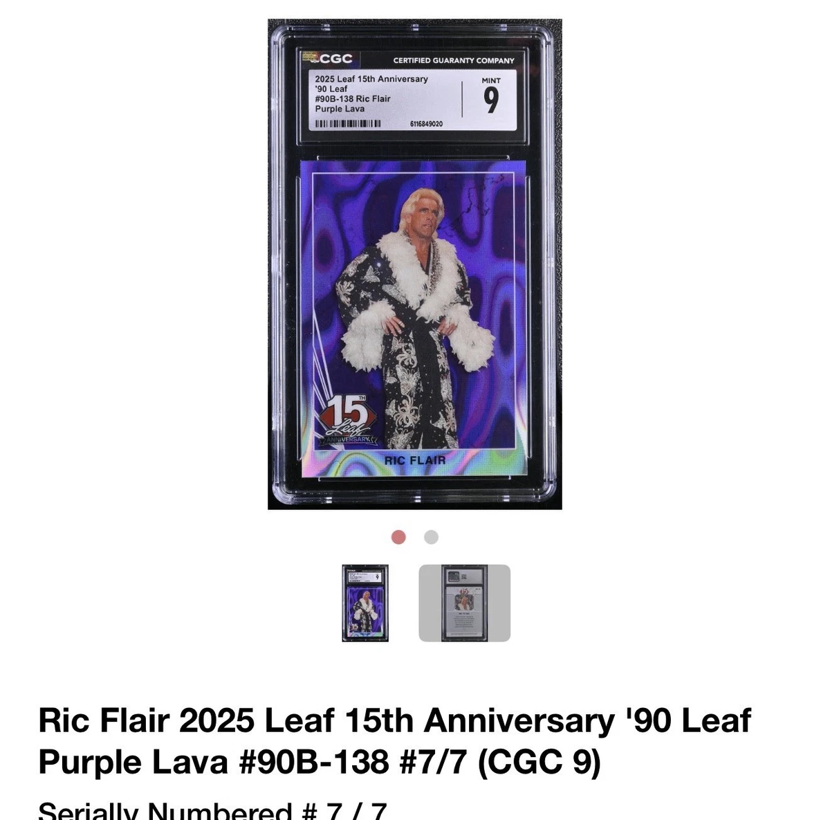 2025 Leaf 15th Anniversary National Convention - Ric Flair #90B