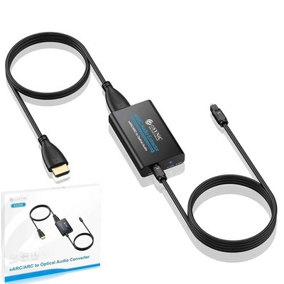 eSynic Professional eARC/ARC to Optical Audio Extractor [Only Work With HDTV
