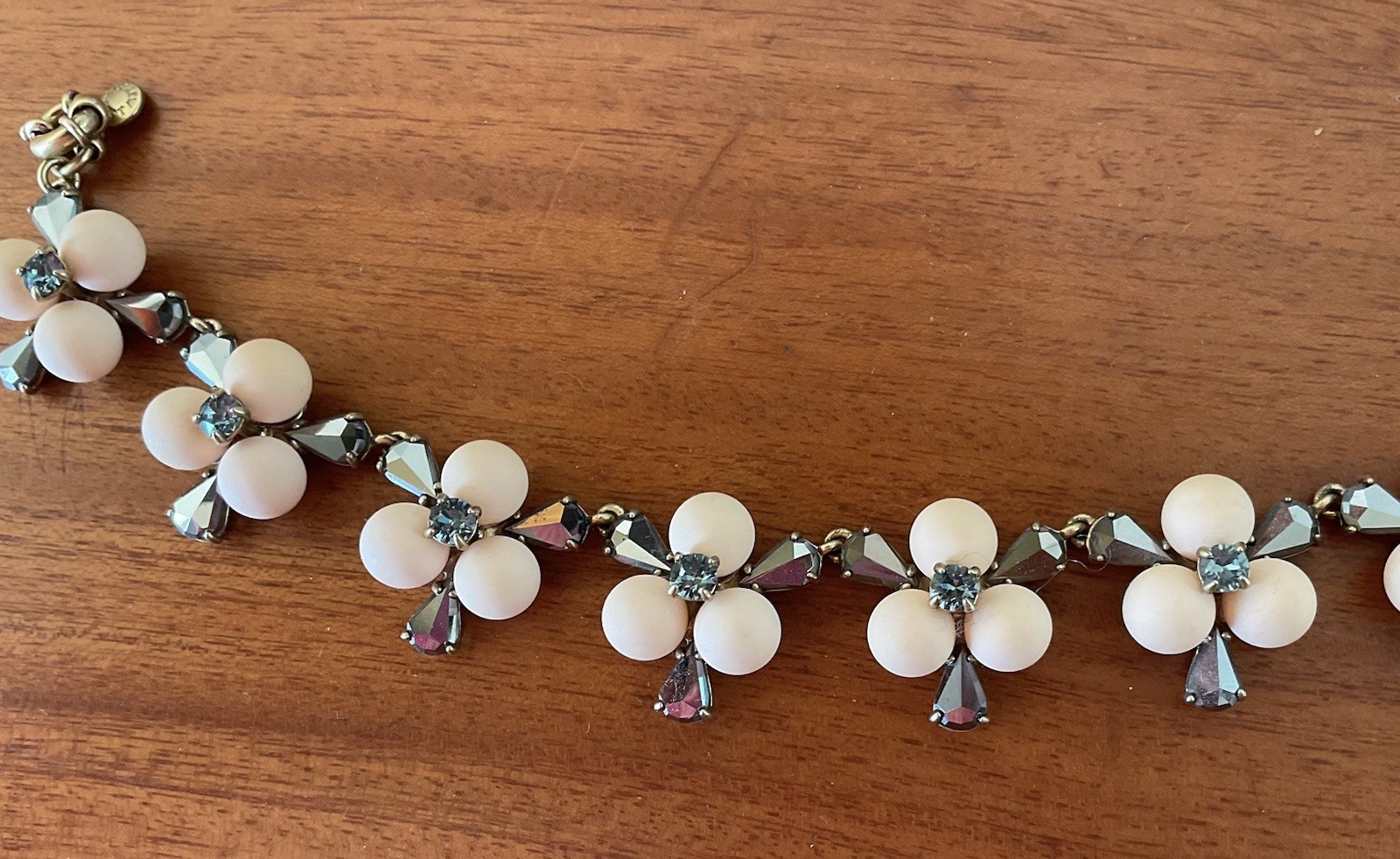 J.CREW Flower Statement  Necklace Multi Color - image 3