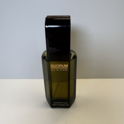 ANTONIO PUIG QUORUM EAU DE TOILETTE SPRAY FOR MEN - 1.7 OZ/50 ML -1993 VINTAGE
