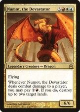 Numot, the Devastator Commander 2011 HP MTG