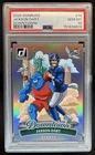 2025 Panini Donruss Jaxson Dart Downtown! SP RC Rookie #14 Giants PSA 10