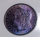 1903 Rare Date Morgan Dollar  MS65 Stunning Rainbow Toned SUPERB