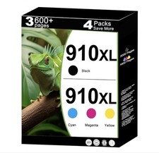 4PK 910XL Ink Combo W/Chip for HP OfficeJet Pro 8010 8020 8025 8028 8035