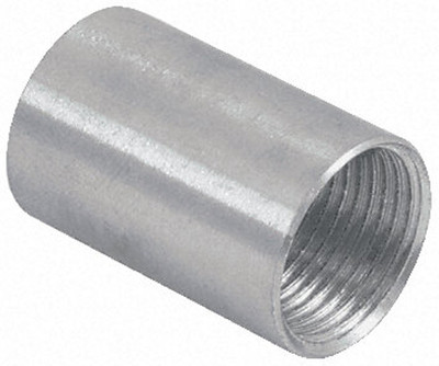 2-Inch Aluminum Coupling Fitting – Threaded Tubular Connector For Pipe & Tubing