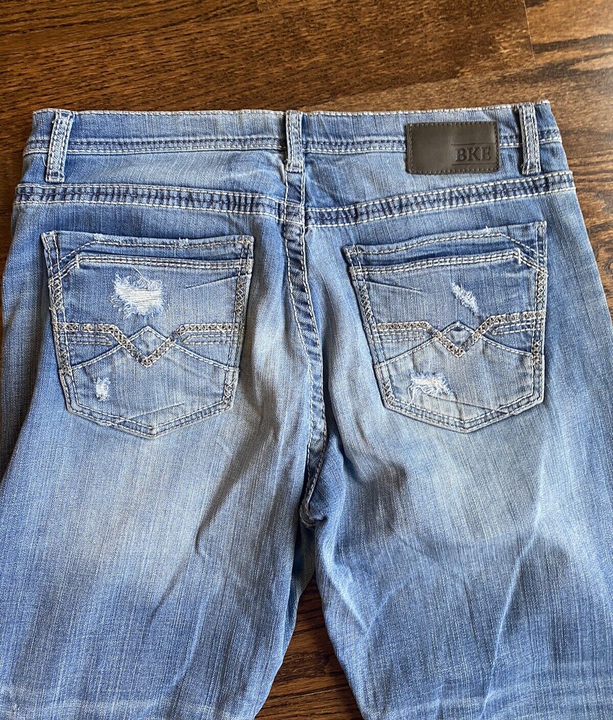 Buckle BKE Derek Men’s Jeans Bootleg Distressed  … - image 7