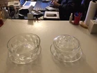 Vintage Pyrex Original Clear Casserole/Plates Collection