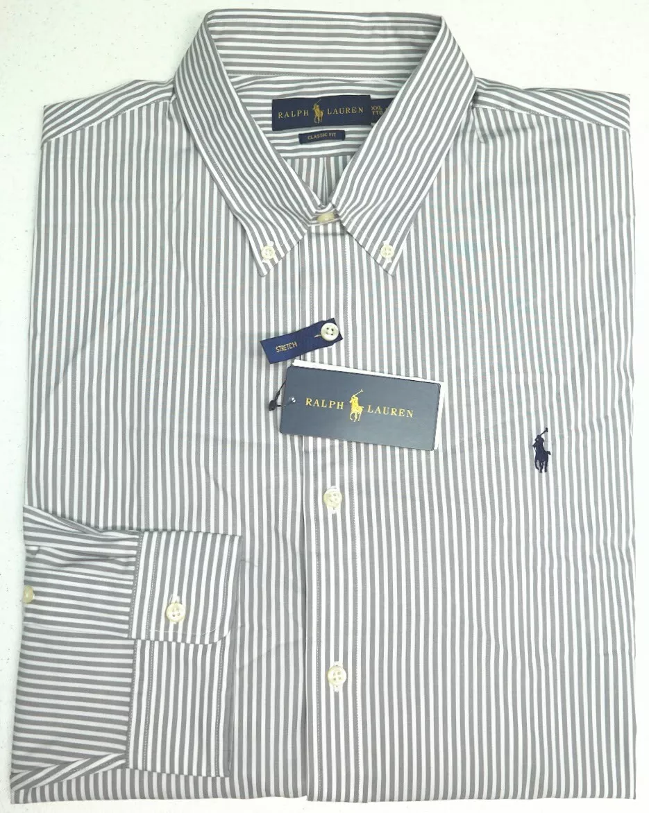 Men's Striped Long Sleeved Shirt by Polo Ralph Lauren