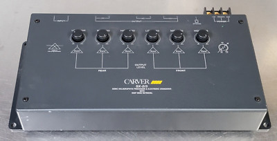 NEW NOS Carver SX-2/3 Crossover Car Stereo Sonic Holography Processor Deep Bass