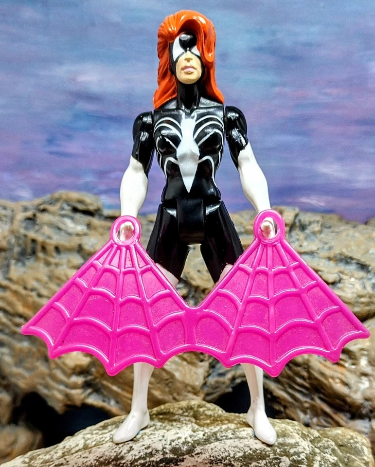 Toybiz 1994 Marvel Salón de la Fama🔥SHE-FORCE SPIDER-WOMAN🔥Completo Foto 3 de 4