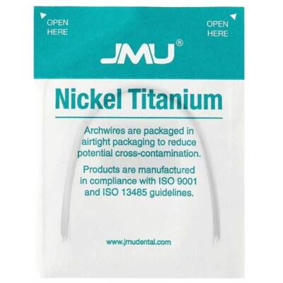 JMU Nickel Titanium Archwire, Expanded, Round, .012'' Universal, 10/Pk