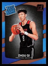 2017 Donruss Zhou Qi #151  Basketball Rookie Houston Rockets  RC, RR
