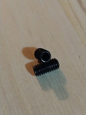 (12) M4-0.7x8 Hex Socket Flat Point Grub Set Screws DIN 913 M4x0.7x8 / 4mm x 8mm