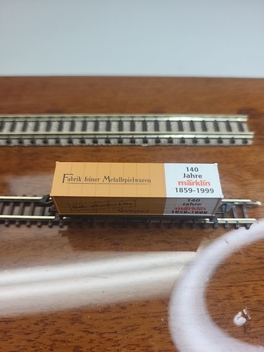 Marklin Z Scale 1859-1999 140 Year Marklin Box Car, With Marklin Pin - Picture 2 of 12