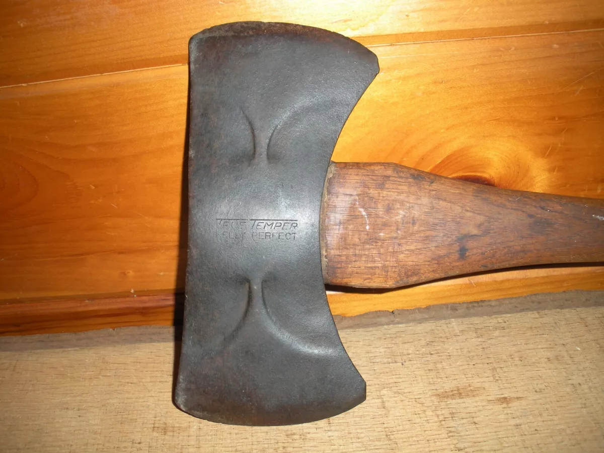 Vintage TRUE TEMPER Kelly Perfect Double Bit Axe / Phantom Bevels / 4 Lbs