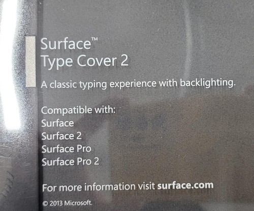 Microsoft Surface Type Cover 2 with Backlighting Model: 1404 - Picture 4 of 5