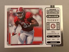 2023 Panini Chronicles Draft Picks - Contenders College Ticket #23 Will Anderson