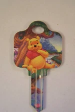 Winnie the Pooh  Schlage SC1 house key blank