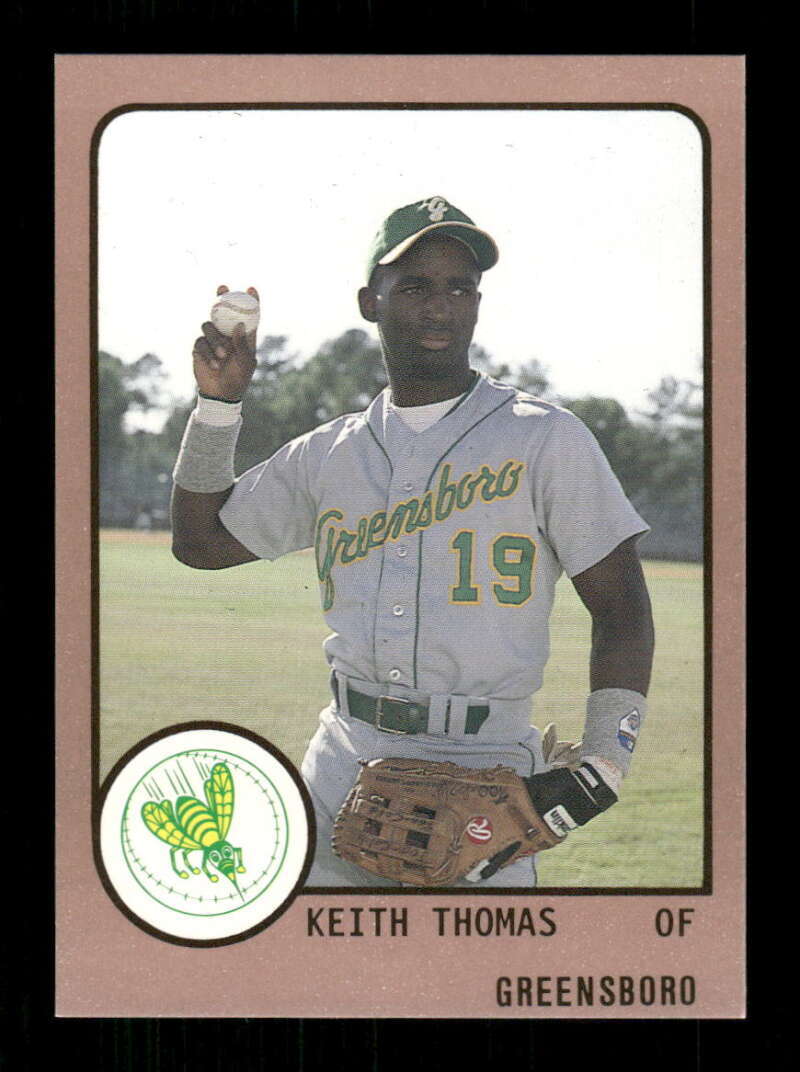 1988 ProCards Greensboro Hornets 1554 Keith Thomas BXCP24
