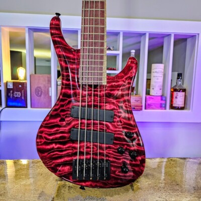 ピンクパンサー 95年製 Roscoe LG3005 Custom: Quilted Maple Top, Purpleheart