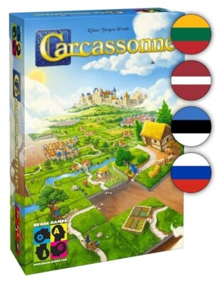 Brain Games Carcassonne Baltic Brettspiel 2-5 Spieler ab 8 Jahren Universal