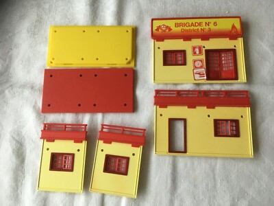 Majokit 751 – Caserne De Pompiers Majorette Vintage, Jouet De Construction En Plastique