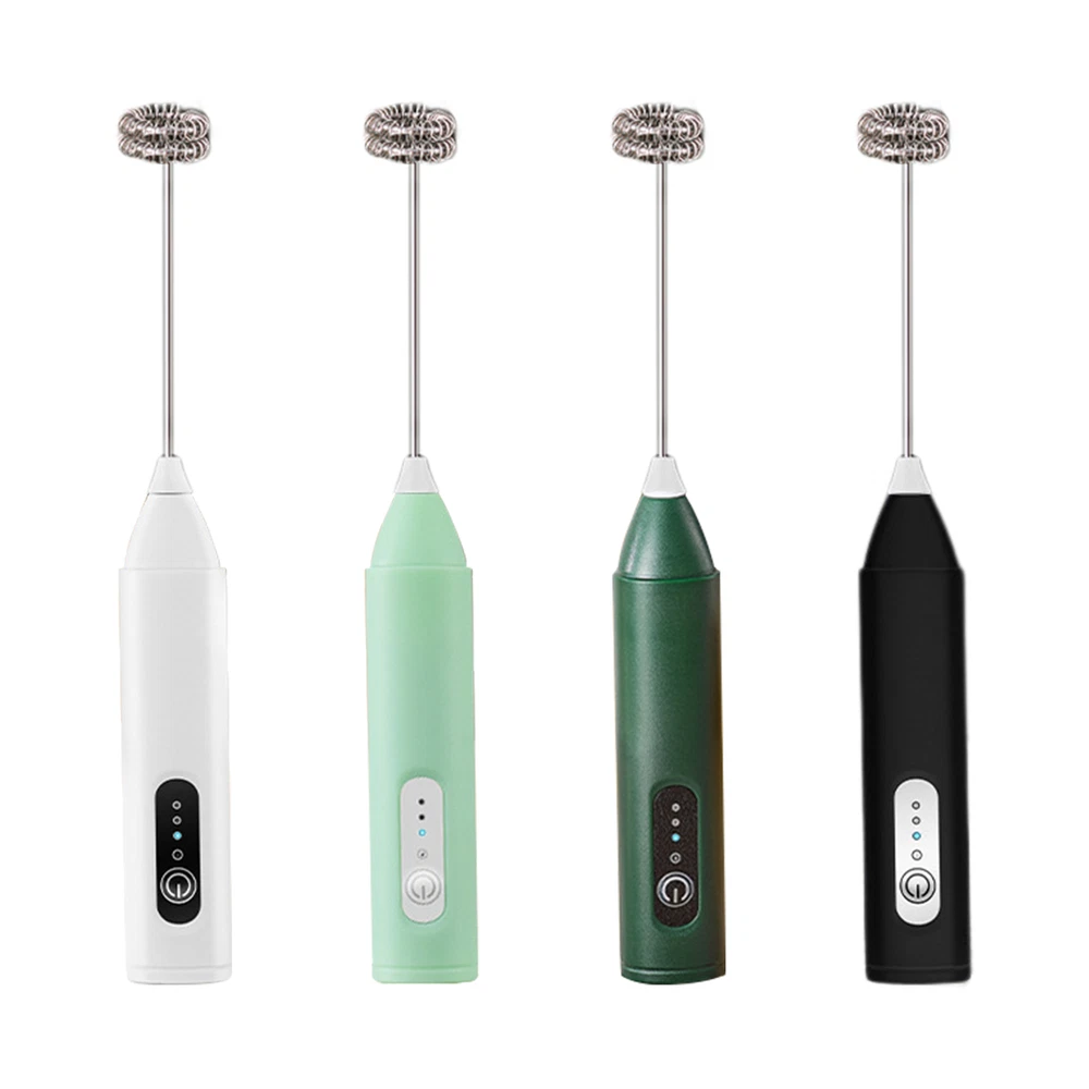 Milk Frother Handheld Electric Mixer Foam Maker for Coffee Whisk Drink 3 Speed