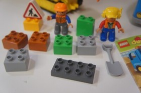 Lego Duplo Truck & Tracked Excavator (10812) Used Set, Complete with Manual