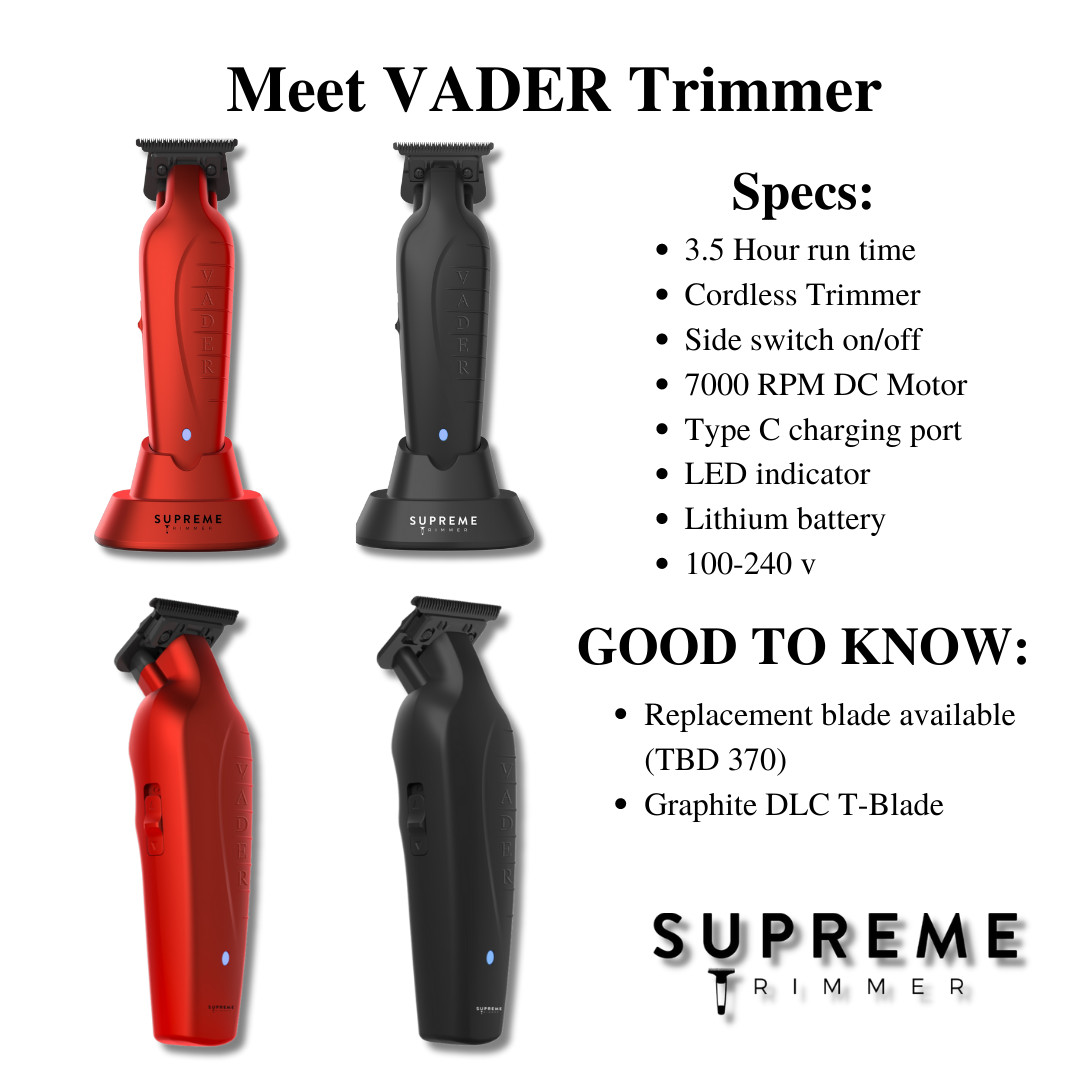 Supreme Trimmer ST3778 VADER Beard & Hair Trimmer - Factory Recertified