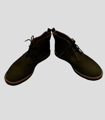 Clarks Artisan stivaletti stivaletti scarpe donna misura 6,5 verde scamosciato stringati - Foto 8 di 21