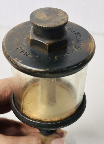 D.T. WILLIAMS VALVE CO. n. 2 OLIATORI A CANNA ottone Hit Miss motore a gas antico 3/8" - Foto 12 di 17