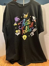 Looney Tunes T Shirt XL &ldquo;That&rsquo;s All Folks&rdquo;