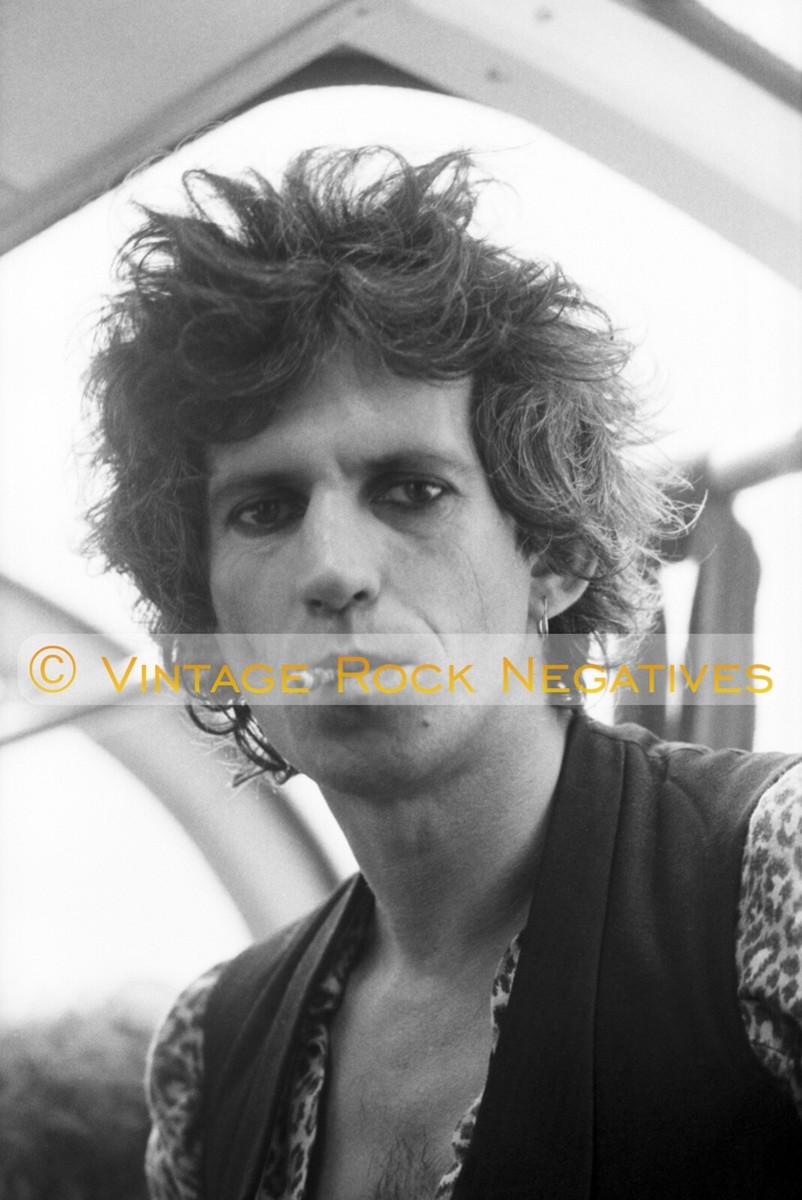Keith Richards Rolling Stones Waiting on a Friend Archival Print  fr Neg