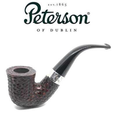NEU Peterson - Donegal Rocky - 05 Bent Fishtail Pfeife rustikal