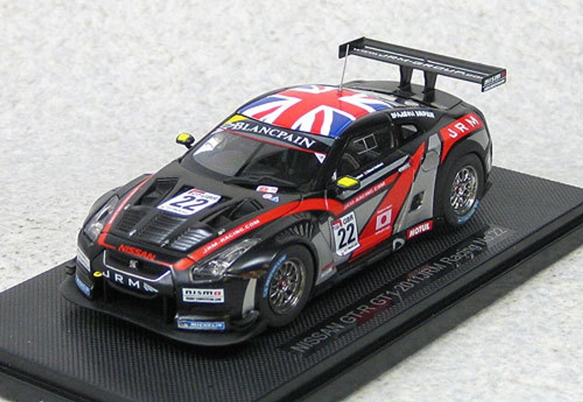 EBBRO 1/43 Nissan NISMO GTR R35 GT1 2011 British JRM Racing #22