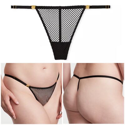 Victoria's Secret Very Sexy Fishnet Adjustable V-String Panty / M / Black / NEW | eBay Victoria's Secret Very Sexy Fishnet Adjustable V-String Panty / M / Black / NEW | eBay