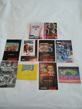 Super Nintendo, Nintendo, Sega Instruction Booklets