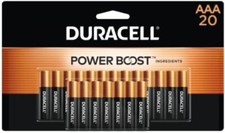Duracell Coppertop AA Batteries with Power Boost Ingredients, 20 Count Pack Doub