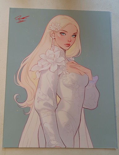 Emma Frost PinUp Color Illustration Art Print 8.5x11 by Keyeske No. 5 - 第 1/8 張圖片