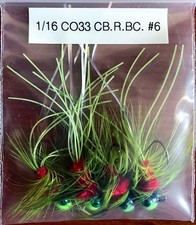 Hand Tied Crazy Legs Crappie Jigs Made in The USA 1/16th Ounce #4 or 6 Hook New