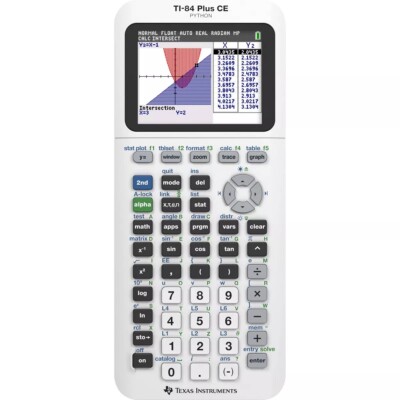 Texas Instruments TI-84 Plus CE Graphing Calculator - White | eBay