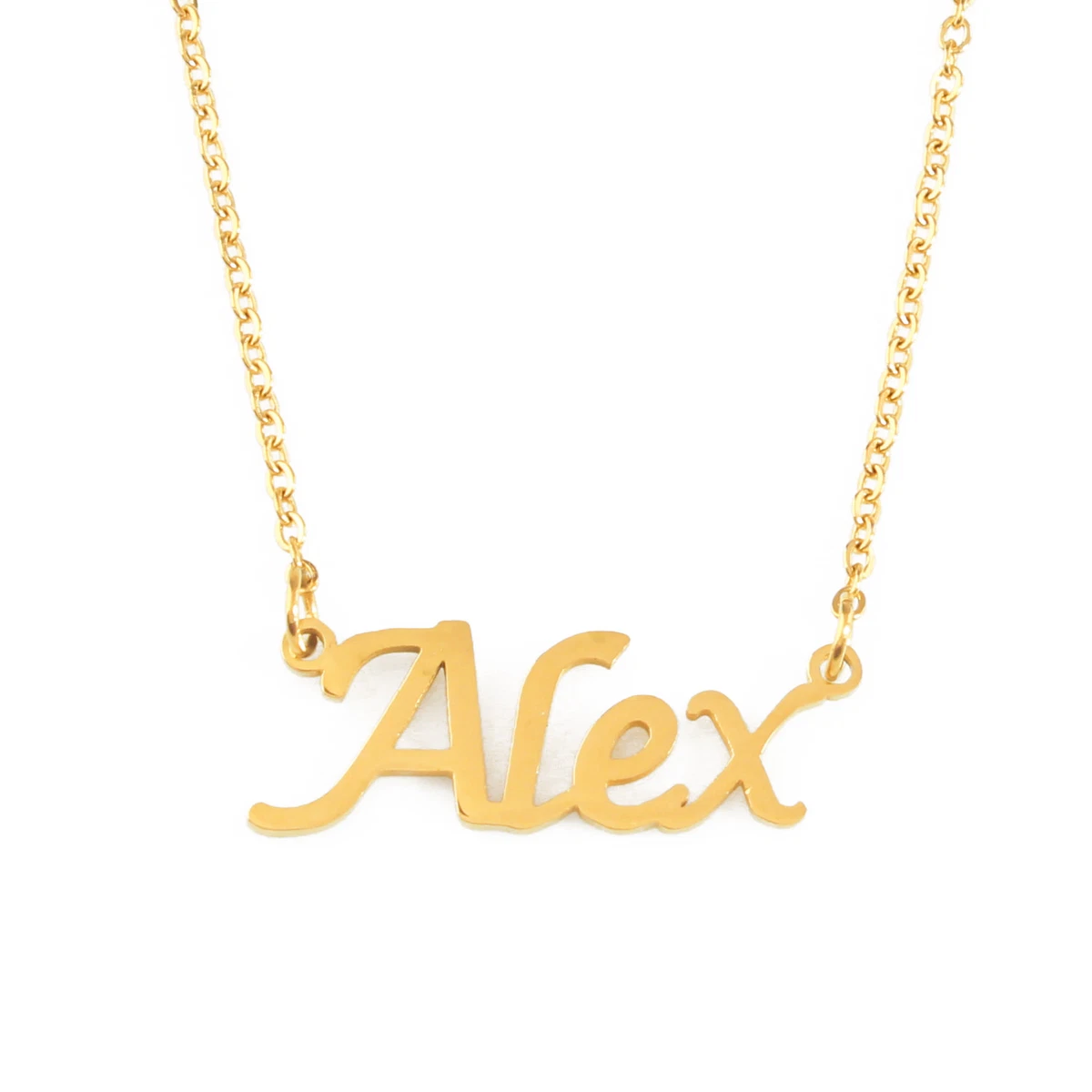 Necklace that says best sale alex