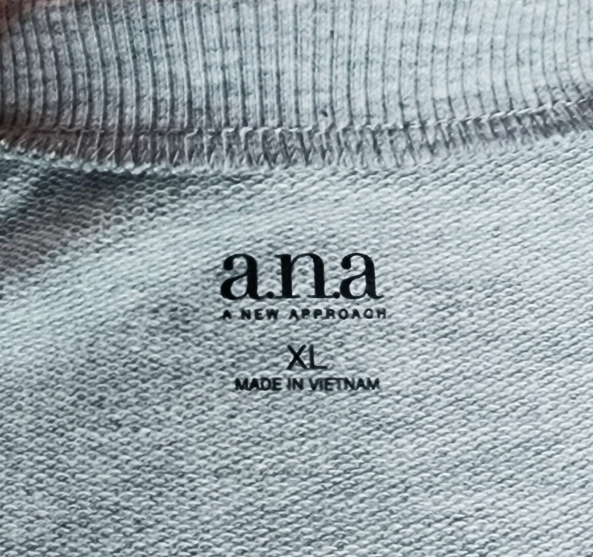 A New Approach Grey Embroidered Balloon Sleve Knit Top Women's XL